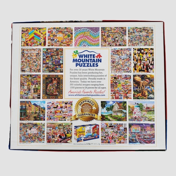 White Mountain In The Cheap Seats 500 Piece Baseball Puzzle Ed Wargo 1396A USA - Picture 6 of 8